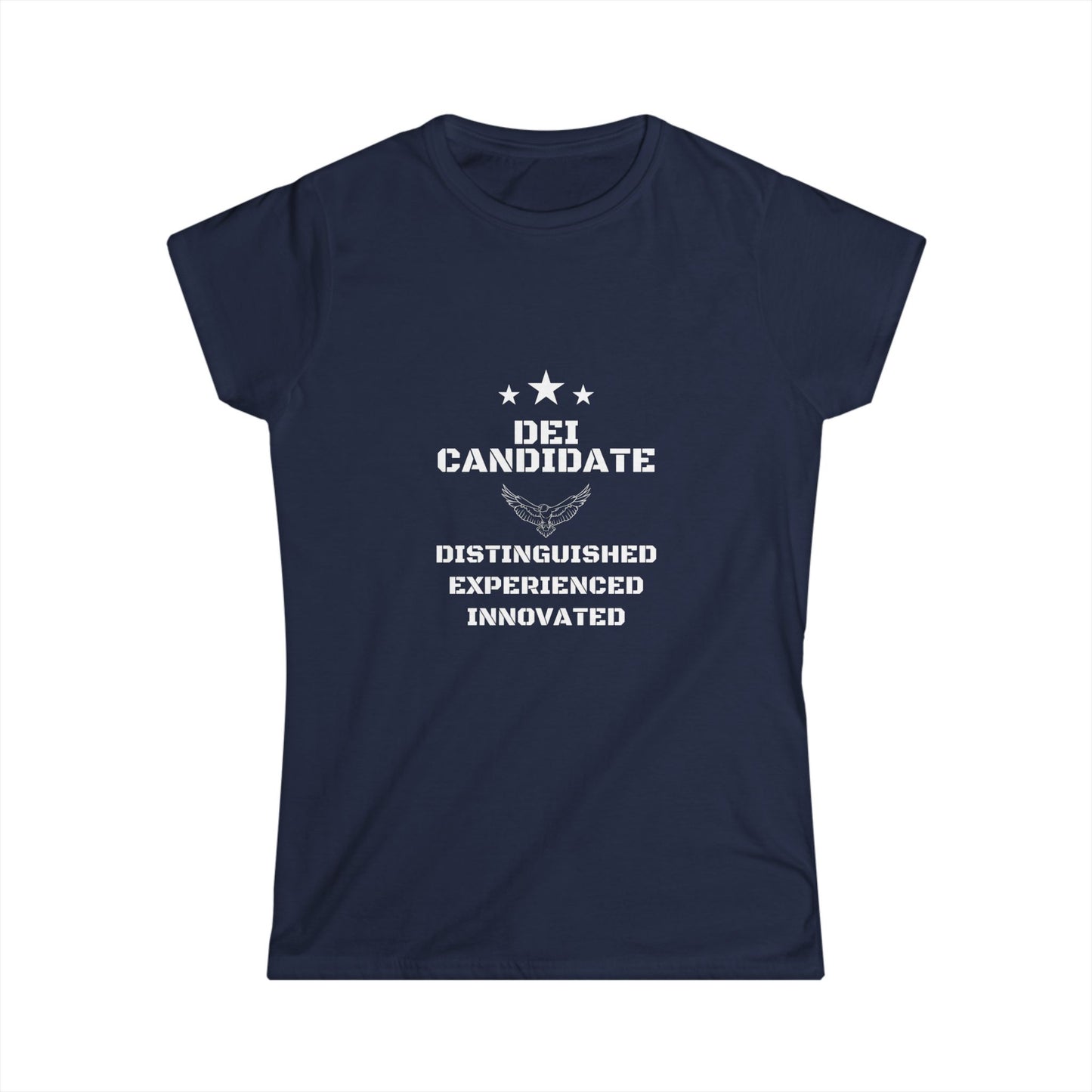 Distinguished Candidate Tee, Empowerment Shirt, DEI Candidate Tee, Feminine Fit Softstyle T-Shirt, Motivational Top