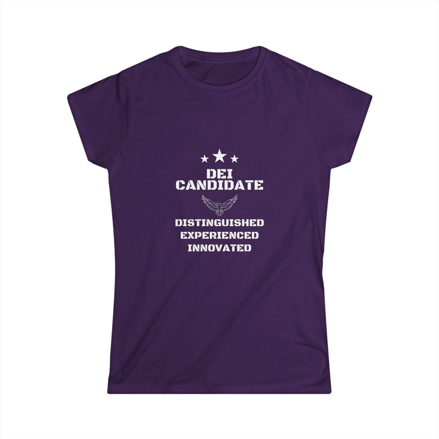 Distinguished Candidate Tee, Empowerment Shirt, DEI Candidate Tee, Feminine Fit Softstyle T-Shirt, Motivational Top
