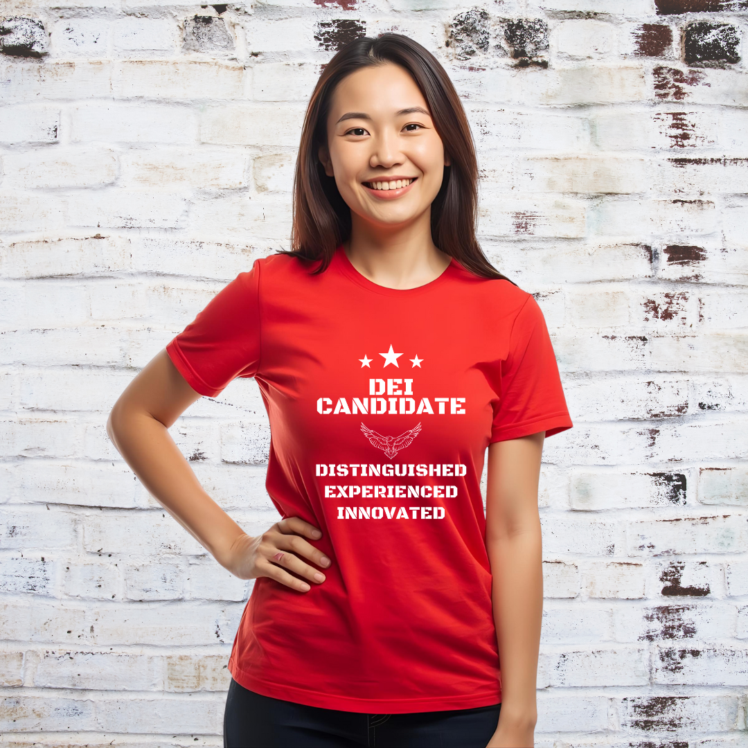 Distinguished Candidate Tee, Empowerment Shirt, DEI Candidate Tee, Feminine Fit Softstyle T-Shirt, Motivational Top