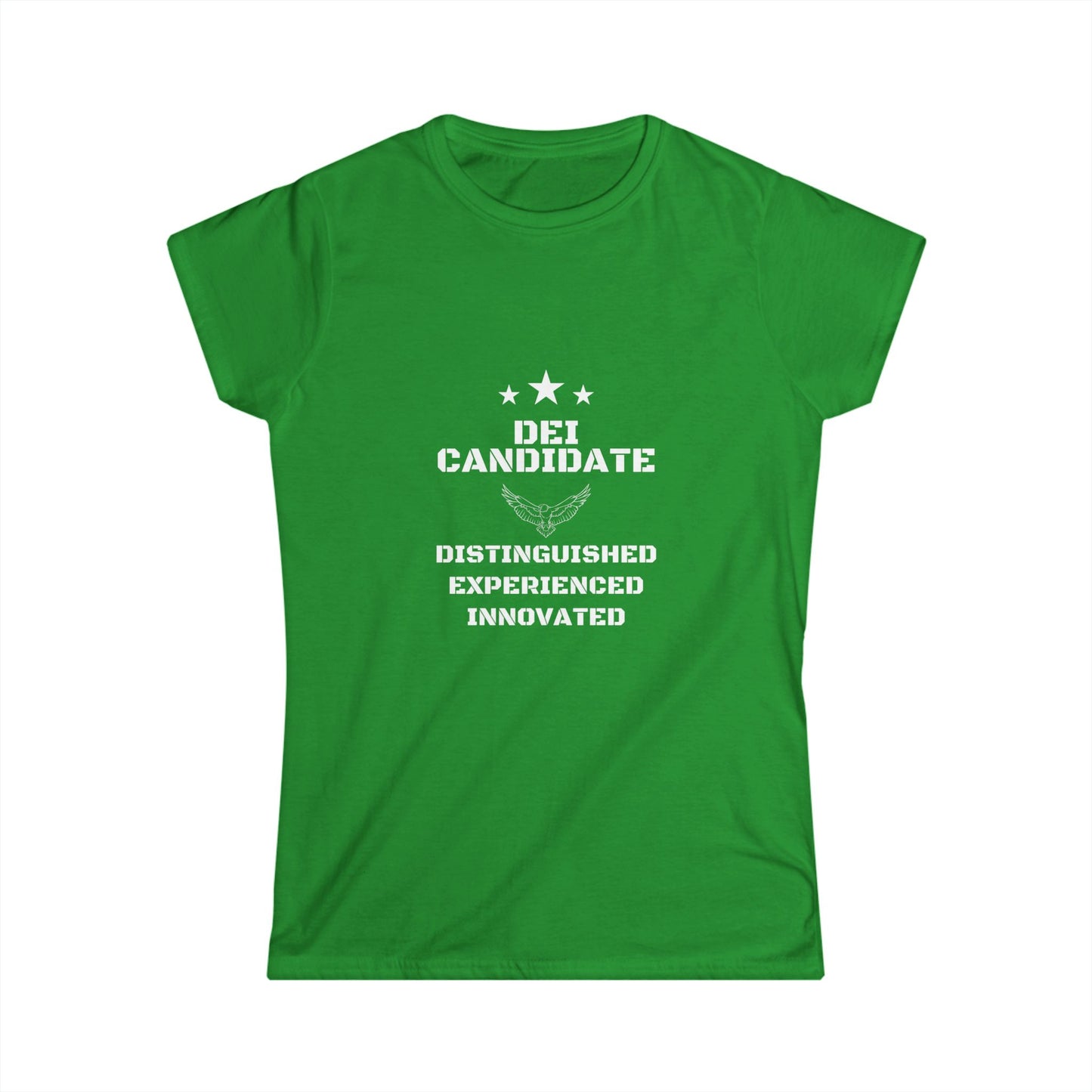 Distinguished Candidate Tee, Empowerment Shirt, DEI Candidate Tee, Feminine Fit Softstyle T-Shirt, Motivational Top