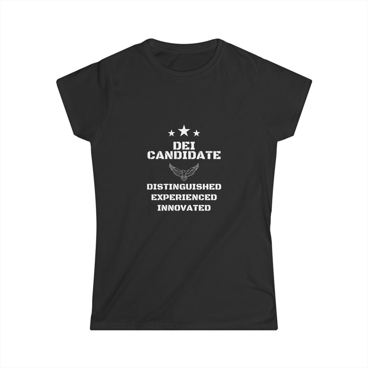 Distinguished Candidate Tee, Empowerment Shirt, DEI Candidate Tee, Feminine Fit Softstyle T-Shirt, Motivational Top